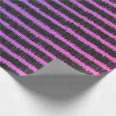 Doodles auf Lila & rosa Geschenkpapier (Ecke)