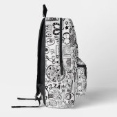 Doodles Bedruckter Rucksack (Links)