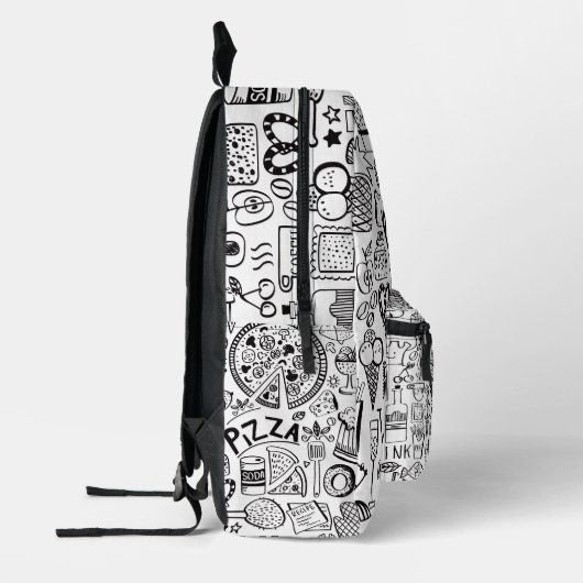 Doodles Bedruckter Rucksack (Links)