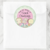 Doodles Brot Zimtwürfel aus der Küche Runder Aufkleber (Tasche)