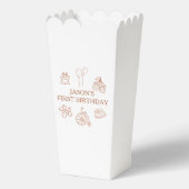 Doodles Circus Erster Geburtstag Geschenkschachtel (Vorderseite)