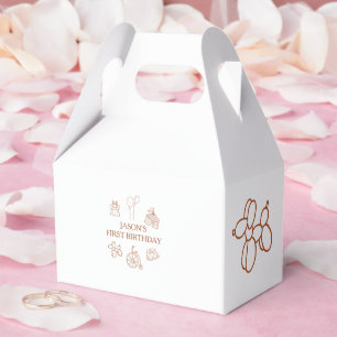 Doodles Circus Erster Geburtstag Geschenkschachtel