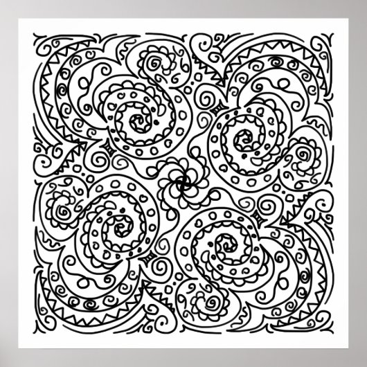 Doodles Color Me Beautiful Poster (Vorne)