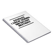 Doodles, die ich bei wichtigen Treffen gezeichnet  Notizblock (Rechte Seite)