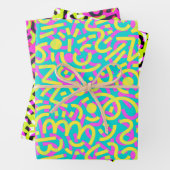 Doodles Fiesta Geschenkpapier Set (Beispiel)