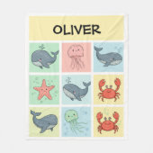 Doodles Fleecedecke (Vorderseite)