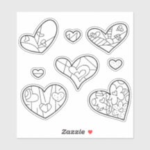 Doodles, kundenspezifisch geschnitten, Vinyl-Farbk