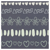 Doodles Muster Stoff (Nahaufnahme)