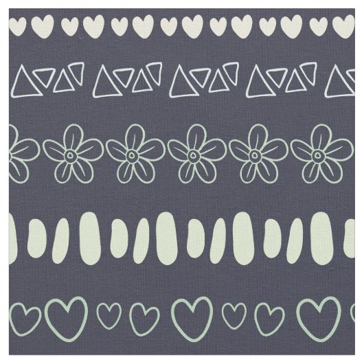 Doodles Muster Stoff (Nahaufnahme)