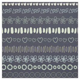 Doodles Muster Stoff