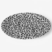 Doodles-Papierplatte Pappteller (Schrägansicht)