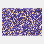 Doodles-Party Geschenkpapier Set (Vorderseite 2)