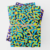 Doodles-Party Geschenkpapier Set (Beispiel)