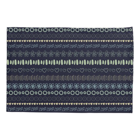 Doodles Pattern Kissenbezug (Rückseite)