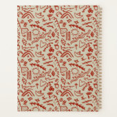 Doodles rot und beige planer (Rückseite)