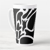Doodles Schwarzweiß 2 von 8 Abstrakten Milchtasse (Linke Ecke)