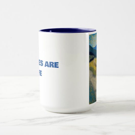 Doodles sind lebenslange Tasse (Zentrum)