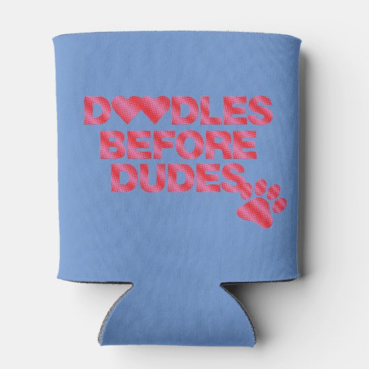 Doodles vor Typen Dosenkühler (Rückseite)