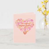 Doodles vor Typen Karte (Gelbe Blume)