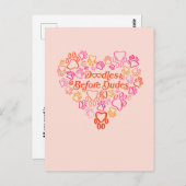 Doodles vor Typen Postkarte (Vorne/Hinten)