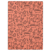 Doodles Zwischenablage Klemmbrett (Rückseite)