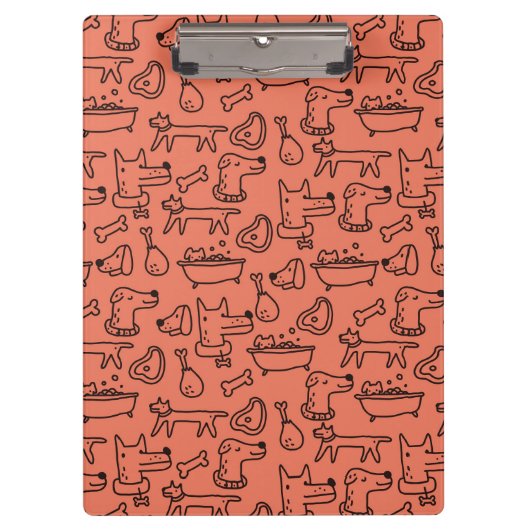Doodles Zwischenablage Klemmbrett (Vorderseite)