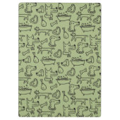 Doodles Zwischenablage Klemmbrett (Rückseite)