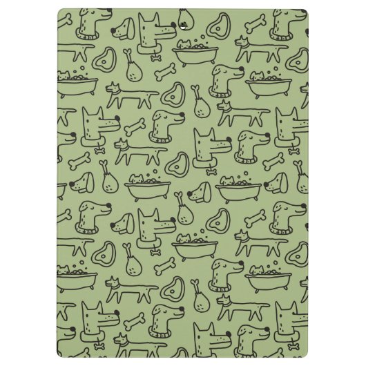 Doodles Zwischenablage Klemmbrett (Rückseite)