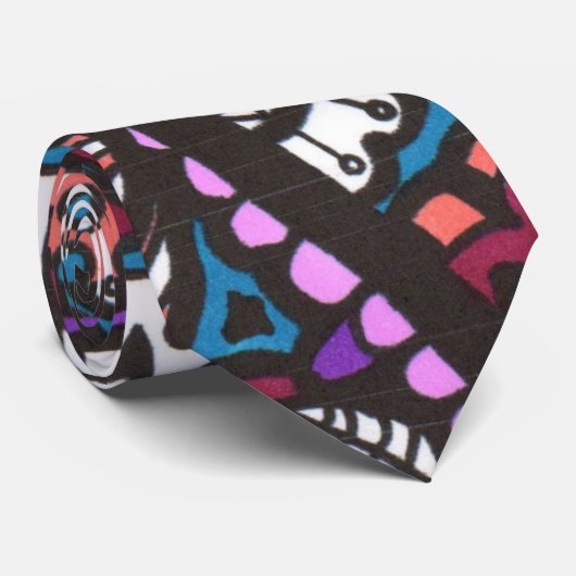 Doodlewave Krawatte (Gerollt)