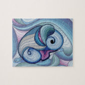 Doodling Dolphin Zeichnend Puzzle (Horizontal)