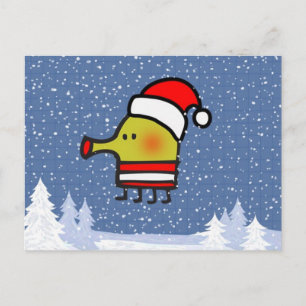 Doodsprung Santa Postcard Postkarte