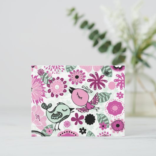 Doodvögel Postkarte (Stehend Vorderseite)