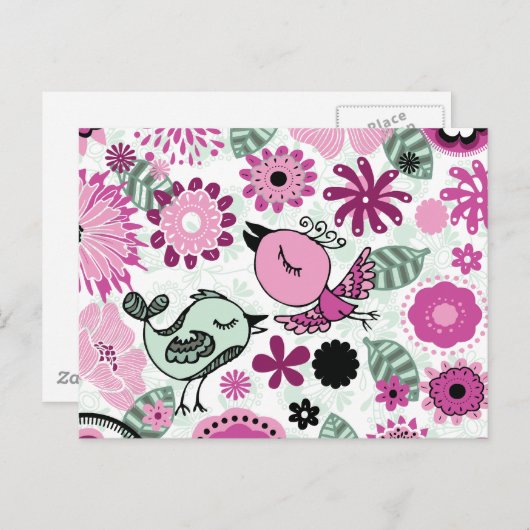 Doodvögel Postkarte (Vorne/Hinten)