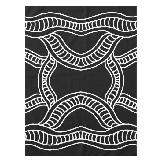 Doodwave-Band Tischdecke (Vorderseite)