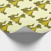 Doof Drache Geschenkpapier (Ecke)