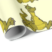 Doof Drache Geschenkpapier (Rolleneckpunkt)