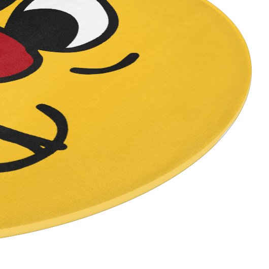 Doof Gesicht Grumpey Schneidebrett (Ecke)