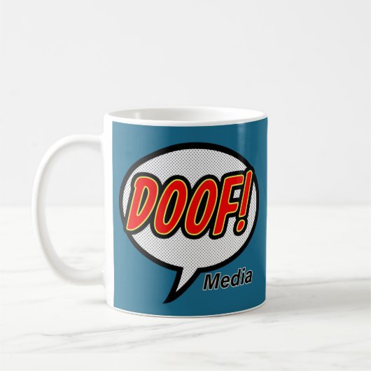Doof! Medium-Kaffee-Tasse Kaffeetasse (Links)