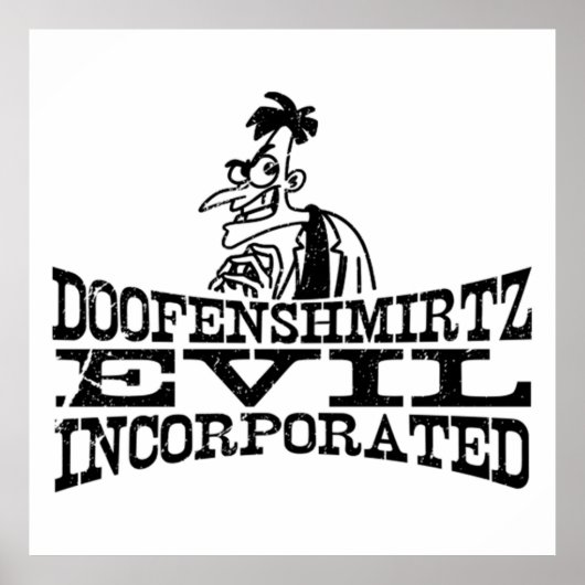 Doofenshmirtz Poster (Vorne)