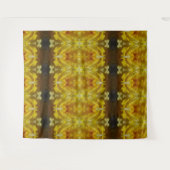 Doofodil Ikat 15 Wandteppich (Vorderseite (Horizontal))