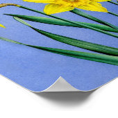 Doofodis Botanisches Kunstposter Poster (Ecke)