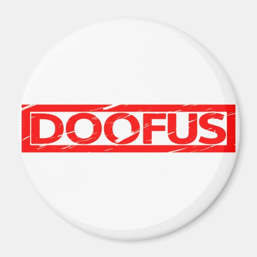 Doofus Briefmarke Magnet (Vorne)