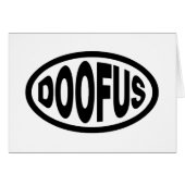 DOOFUS-KARTE (Vorderseite (Horizontal))