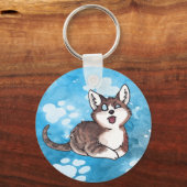 Doofy Cat Schlüsselanhänger (Vorderseite)