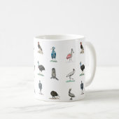 Doofy-Vogelmuster Kaffeetasse (VorderseiteRechts)