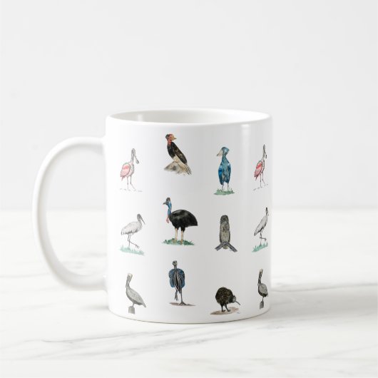 Doofy-Vogelmuster Kaffeetasse (Links)