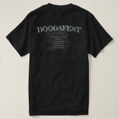 Doogafest T-Shirt (Design Rückseite)
