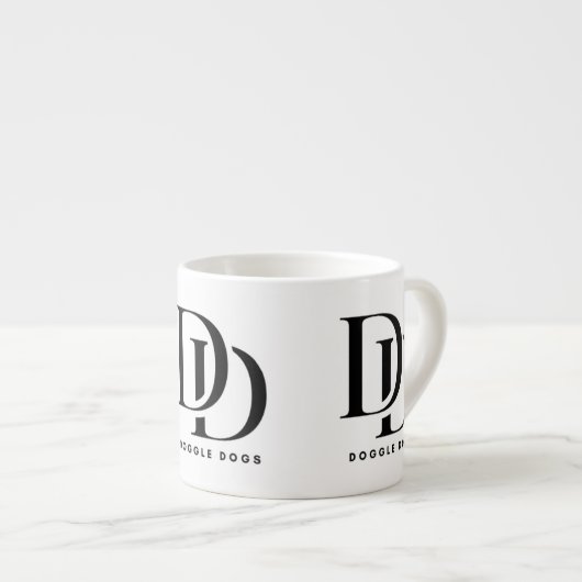 DOOGLE HUNDE ESPRESSOTASSE (Vorderseite Rechts)
