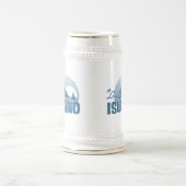 Dookie Insel - Blau Bierglas (Mittel)