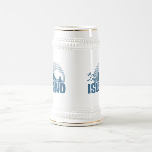 Dookie Insel - Blau Bierglas (Mittel)